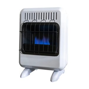 10.000 BTU Vent Free Dual Fuel Blue Flame Heater