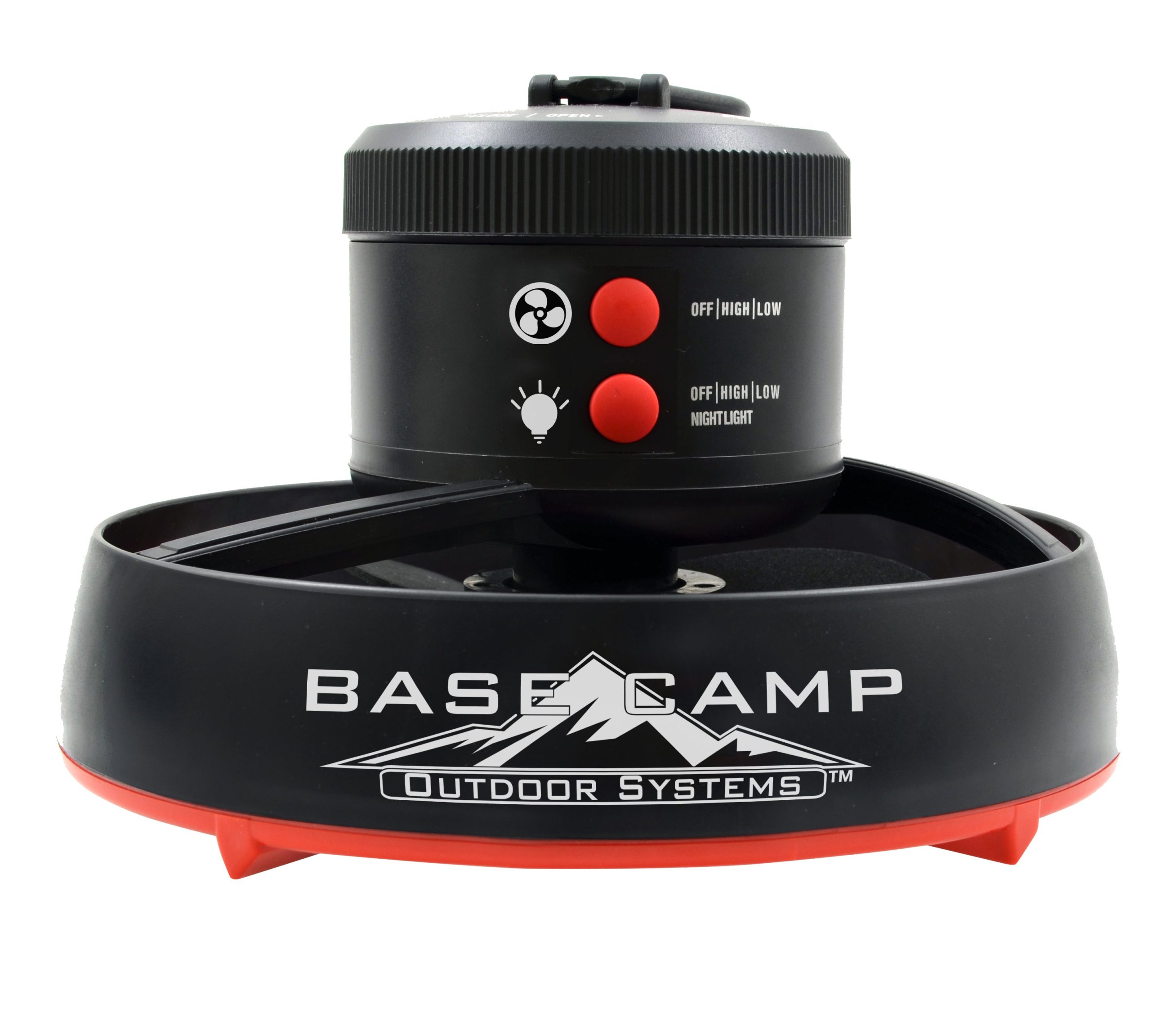 Tent Fan with LED Light